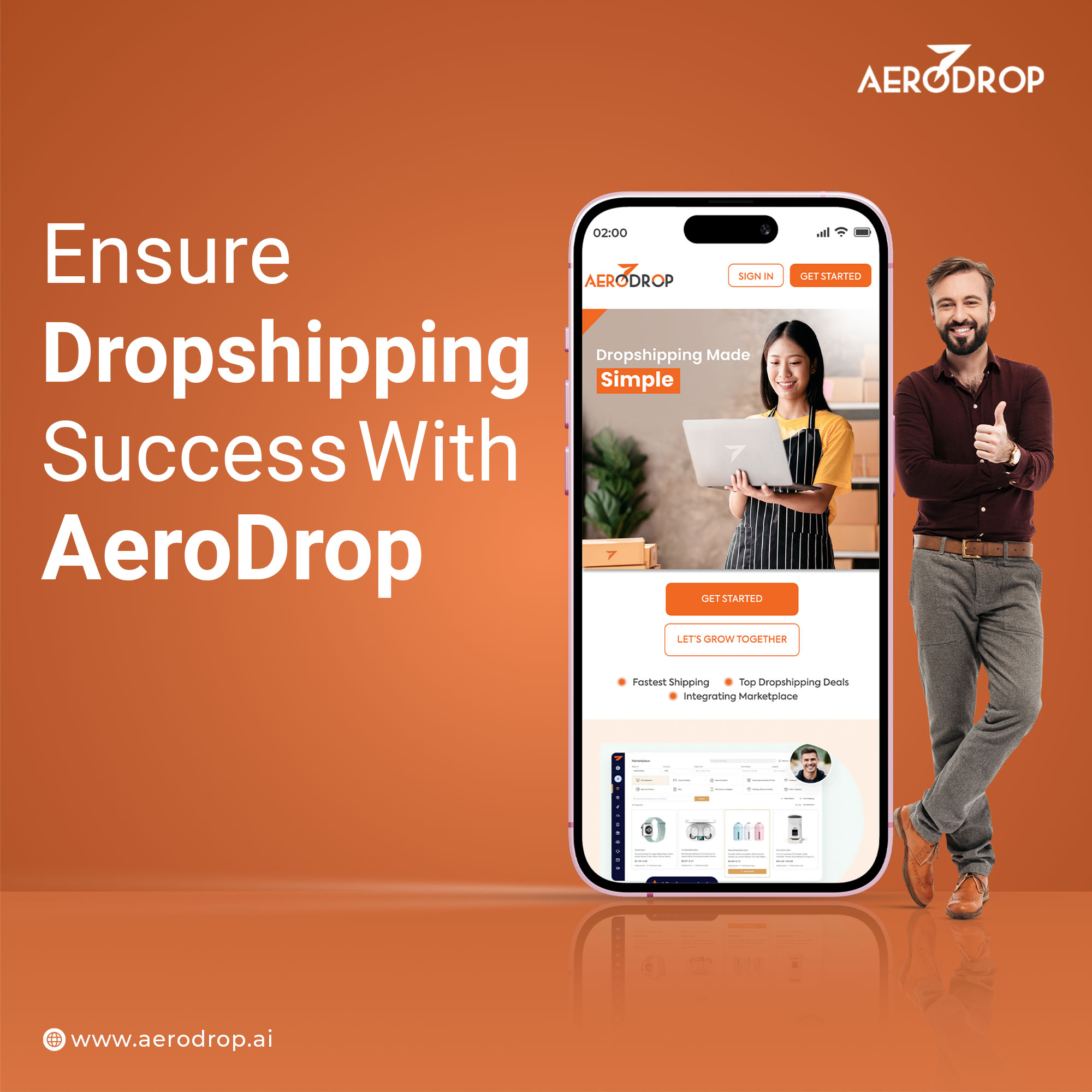 What is Dropshipping & How Does It Work? Dropshipping-Success-With-AeroDrop