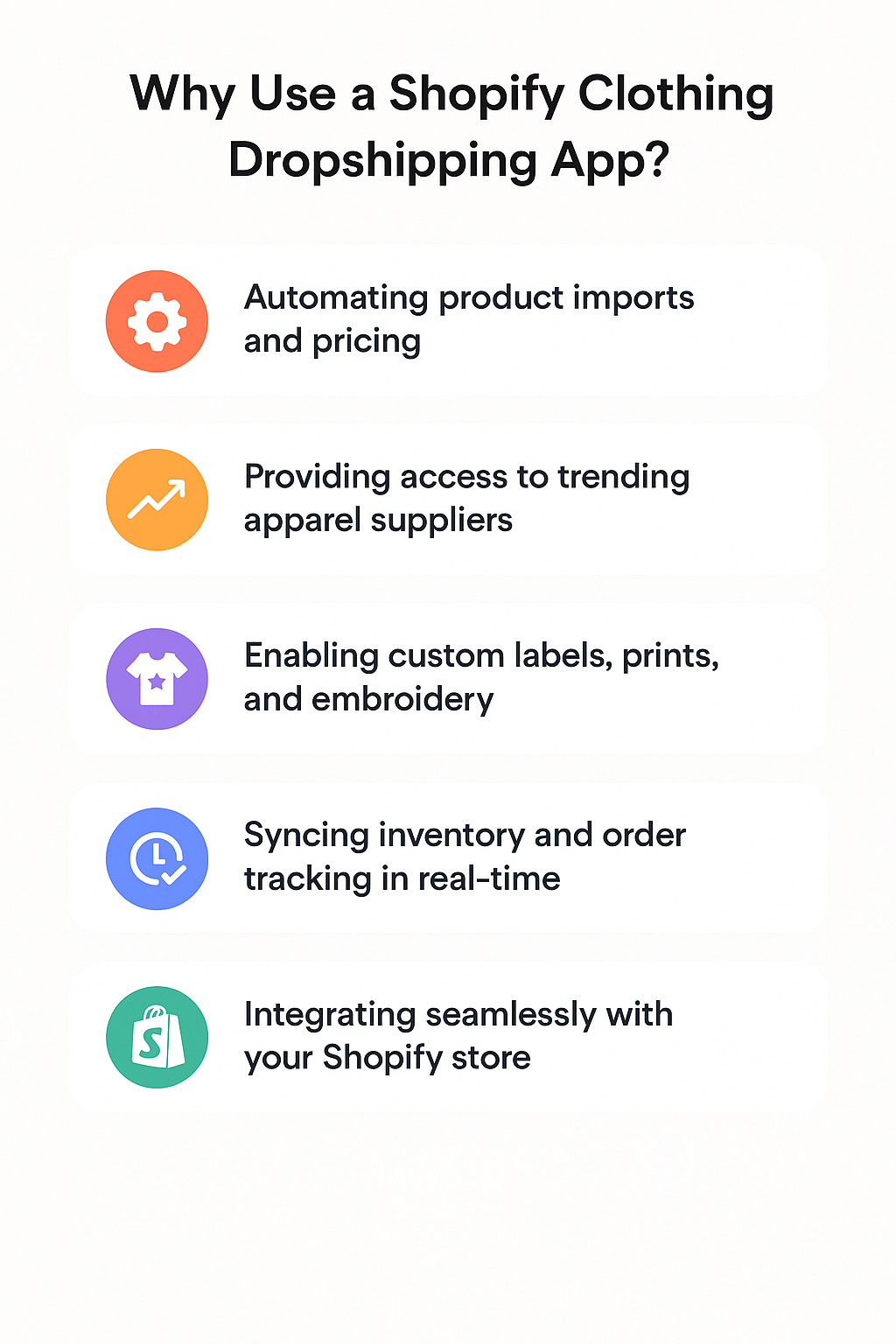 7 Best Shopify Clothing Dropshipping Apps in 2025 AeroDrop