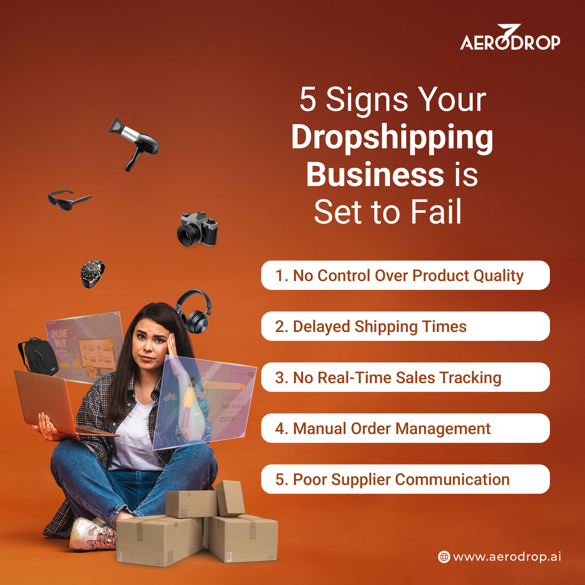 Top 10 Tips for Successful Fragrance Dropshipping on Shopify Published 5 Signs Your Dropshipping Business Is Set to Fail