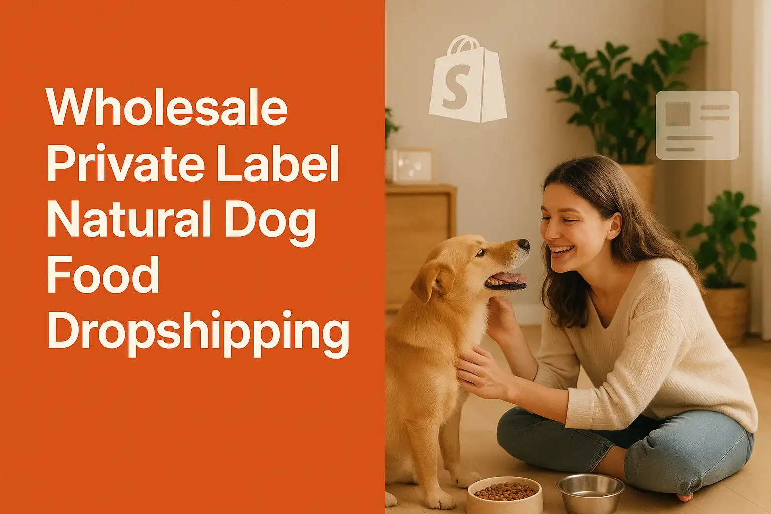 Wholesale Private Label Natural Dog Food Dropshipping