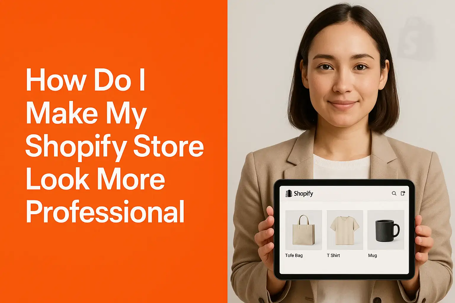 How do I make my Shopify store look more professional in 2025