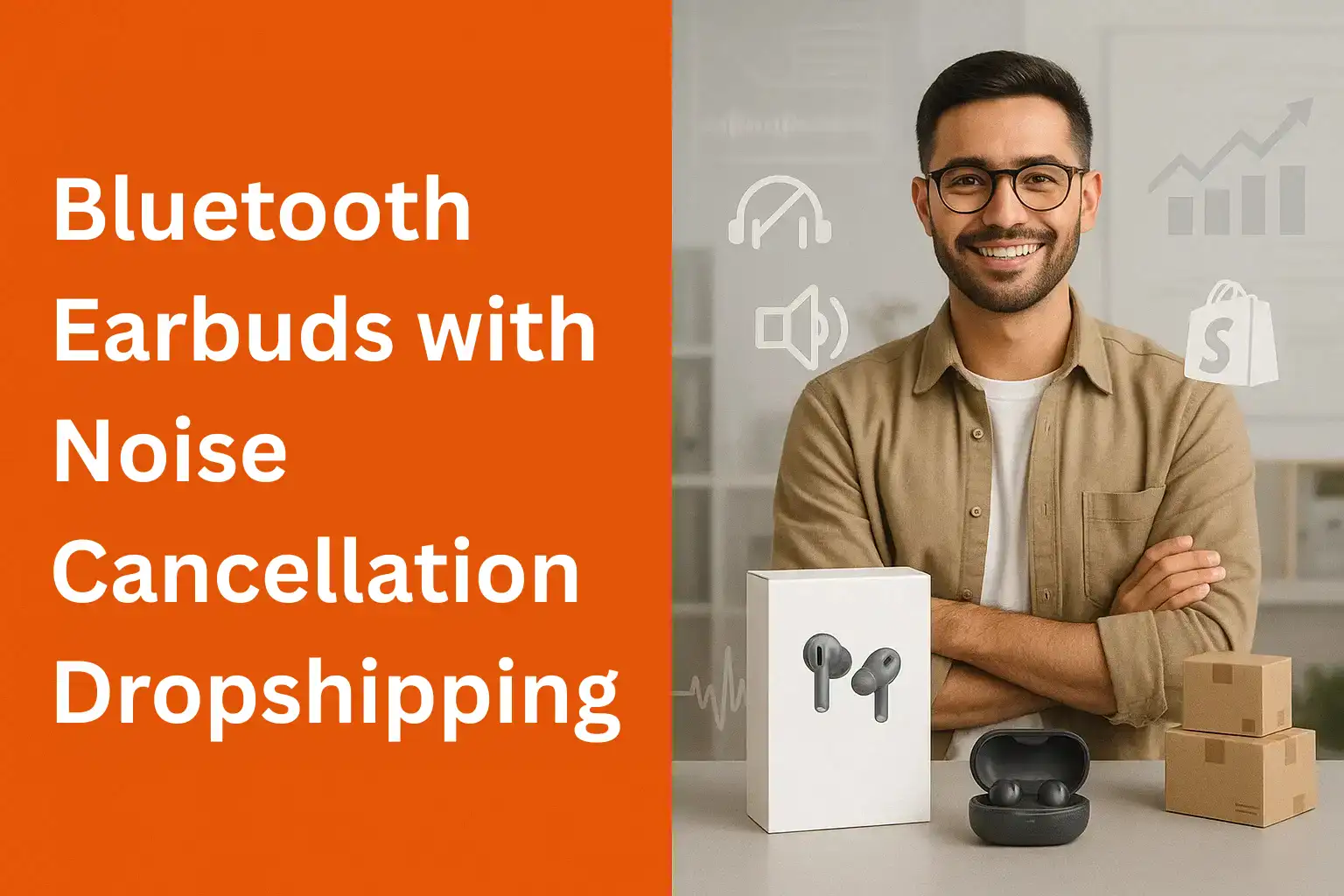 Bluetooth Earbuds with Noise Cancellation Dropshipping