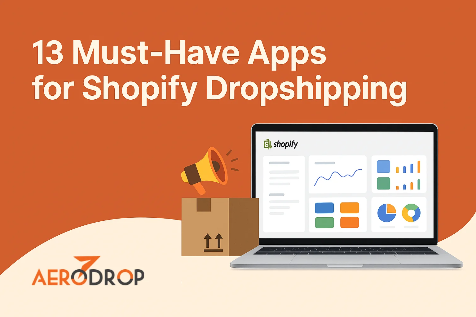 Featured image showcasing essential Shopify dropshipping apps