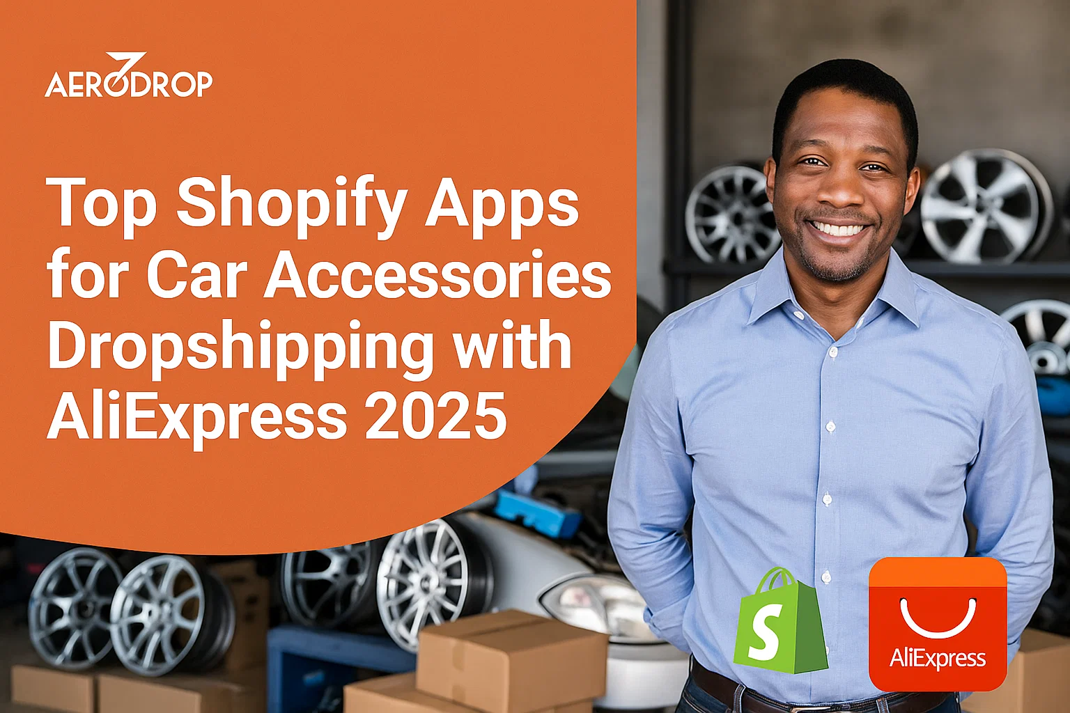 Best dropshipping apps comparison graphic for car accessories stores